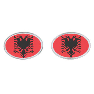 Albanian flag cufflinks