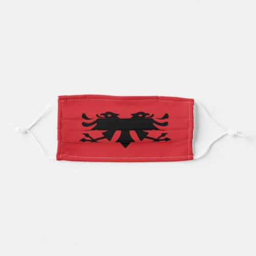 Albanian Flag Double Headed Eagle Albania Pride Adult Cloth Face Mask