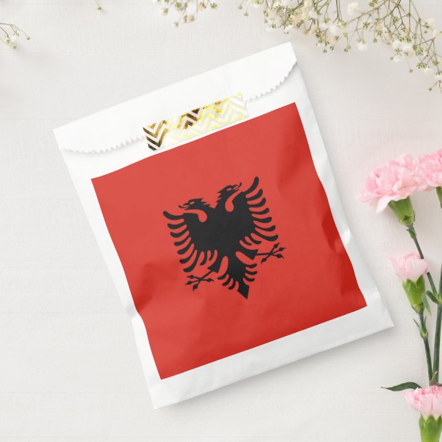 Albanian flag favor bag (Sealed)