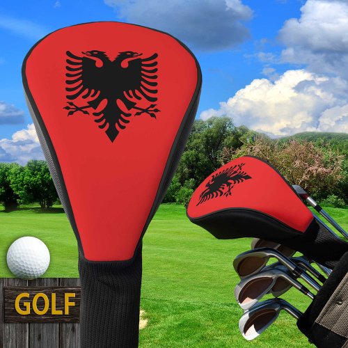 Albanian Flag  Golf Albania sport Covers clubs