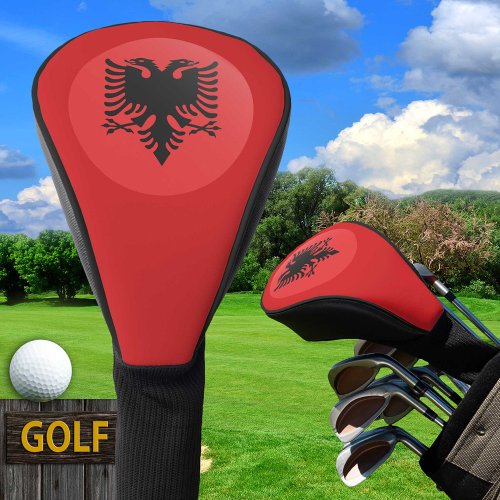 Albanian Flag  Golf Albania sport Covers clubs