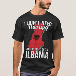 Albanian Flag I Albania Flag I Vacation Gift I Alb T-Shirt