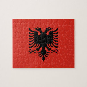Albanian flag jigsaw puzzle