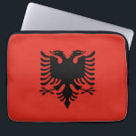Albanian flag laptop sleeve<br><div class="desc">An ideal gift for all those who are patriotic of their country!</div>
