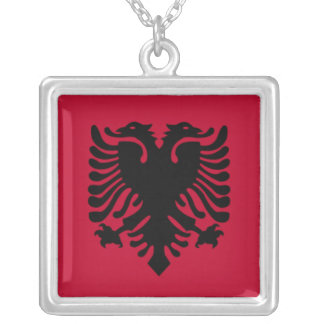 Albanian Flag Necklace