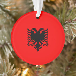 Albanian Flag Ornament