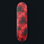 Albanian flag pattern 2 skateboard<br><div class="desc">Albanian flag pattern 2</div>