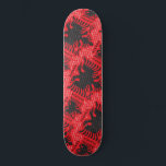 Albanian flag pattern 2 skateboard<br><div class="desc">Albanian flag pattern 2</div>