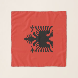 Albanian flag scarf