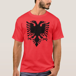 Albanische Flagge Shirt Albanischer Adler Albanien T-Shirt Kosovo Geschenk Hochwertige College Sweatjacke