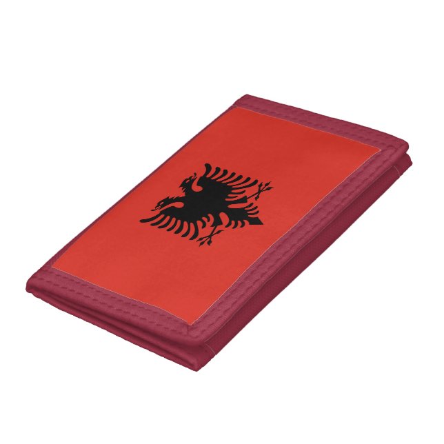 Albanian flag trifold wallet (Bottom)