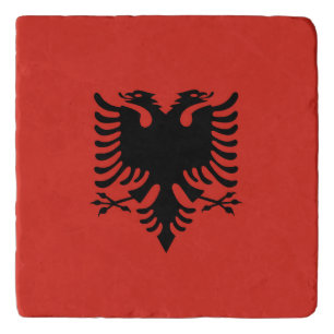 Albanian flag trivet