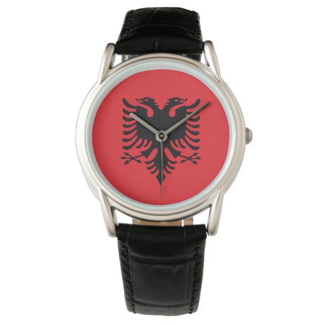 Albanian flag watch (Front)
