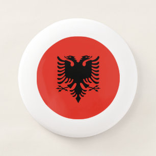 Albanian flag Wham-O frisbee