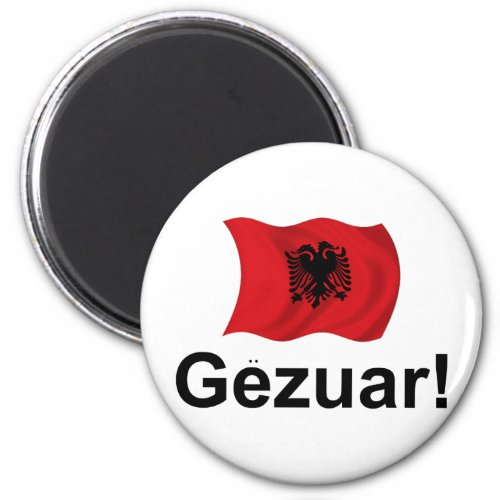 Albanian Gezuar Cheers Magnet