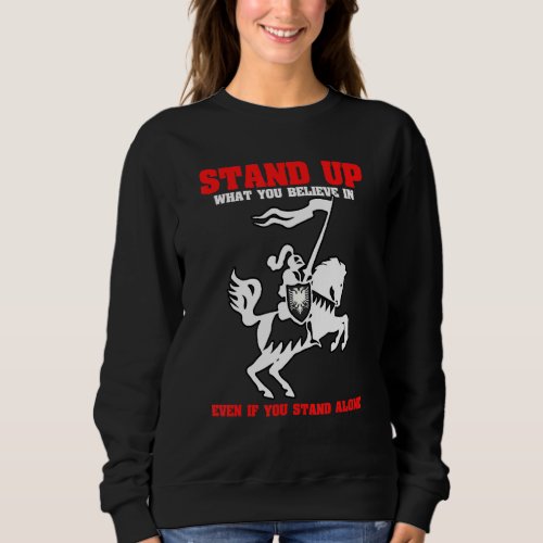 Albanian Gladiator For An Albania National Patriot Sweatshirt