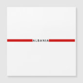 Albanian minimalistic flag (Front)