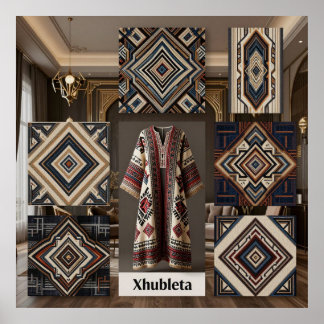 Albanian Motifs & Patterns Poster