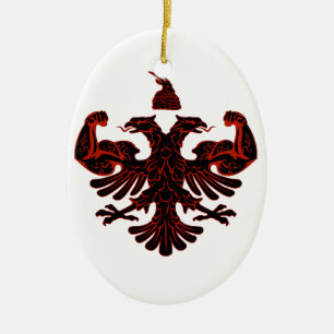 Albanian Power Ceramic Ornament