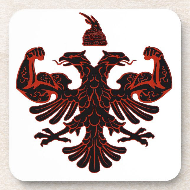 Albanian Power Drink Coaster (Front)