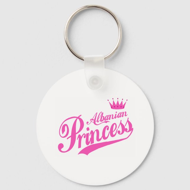 Albanian Princess Keychain (Front)