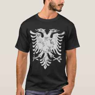 Albanian Snow Camo Eagle 3D T-Shirt