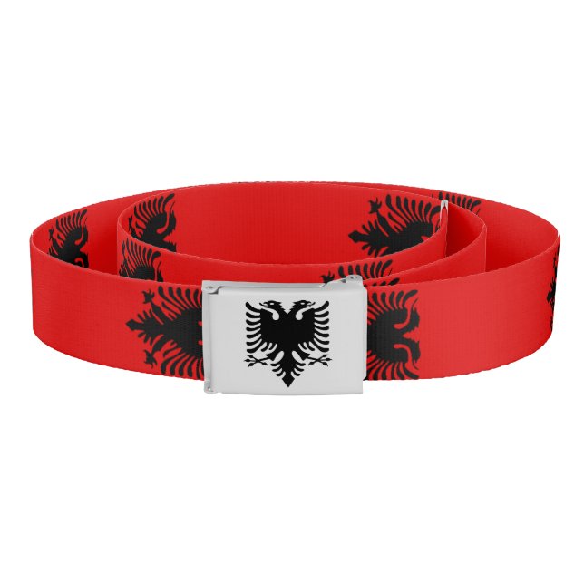Albanian stripes flag belt (Coil)