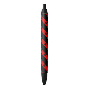 Albanian stripes flag pen