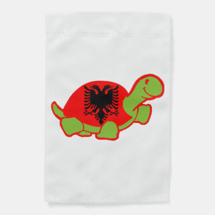 Albanian Turtle Garden Flag
