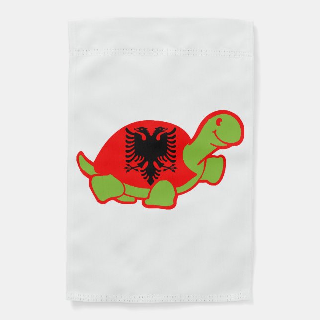 Albanian Turtle Garden Flag (Front)