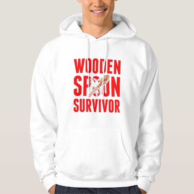 Albanian Wooden Spoon Survivor36 Hoodie (Front)