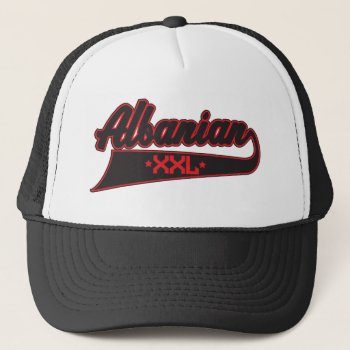 Albanian Xxl Trucker Hat by brev87 at Zazzle