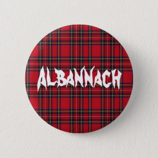 Albannach Tartan Button Badge
