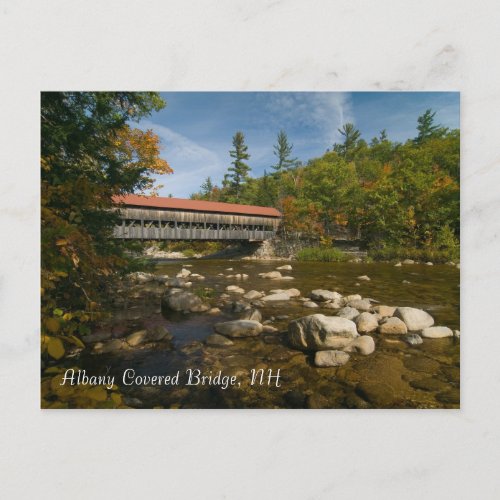 Albany Covered Bridge NH     Postcard