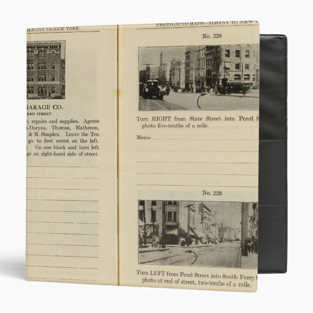 Albany Garage, Albany Binder (Front/Inside)
