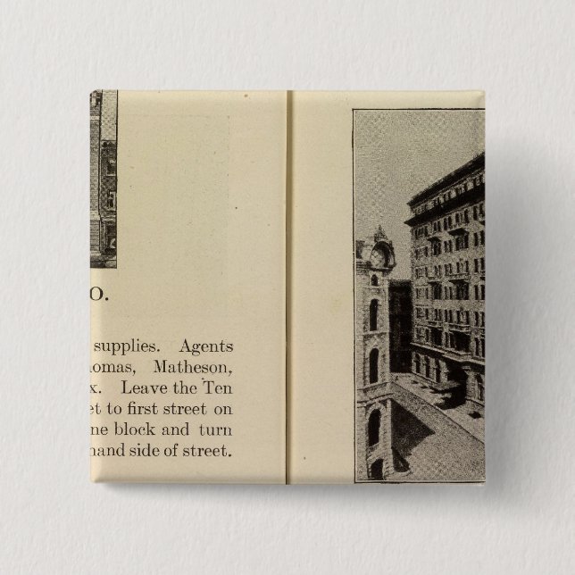 Albany Garage The Ten Eyck Pinback Button (Front)