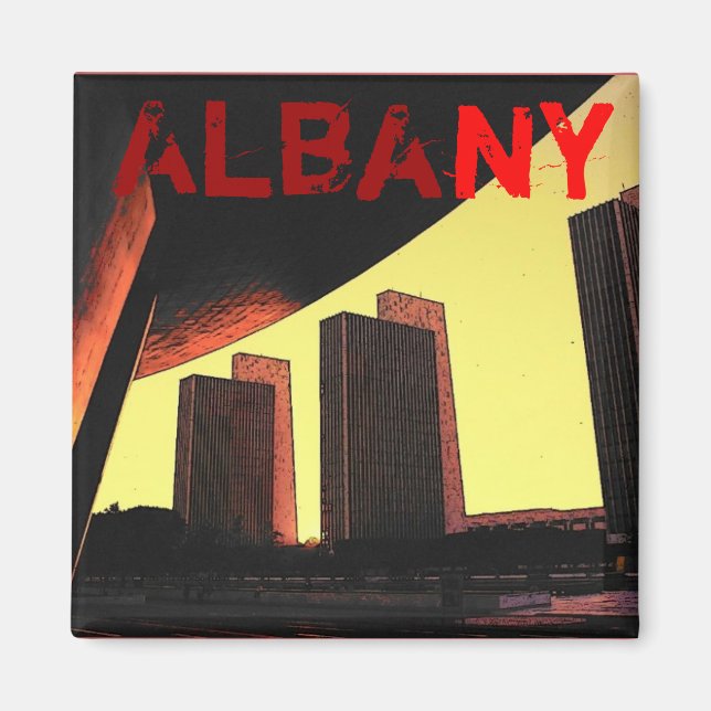 Albany Magnet - Customized (Front)
