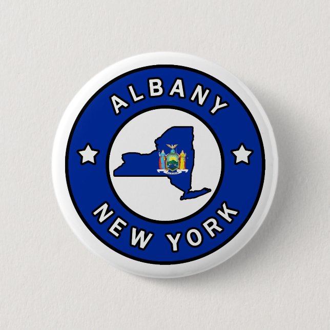 Albany New York Button (Front)