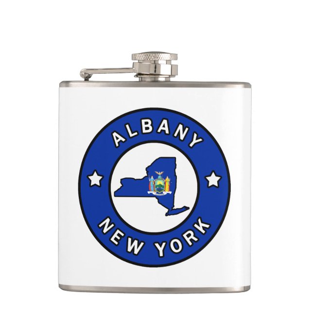 Albany New York Flask (Front)
