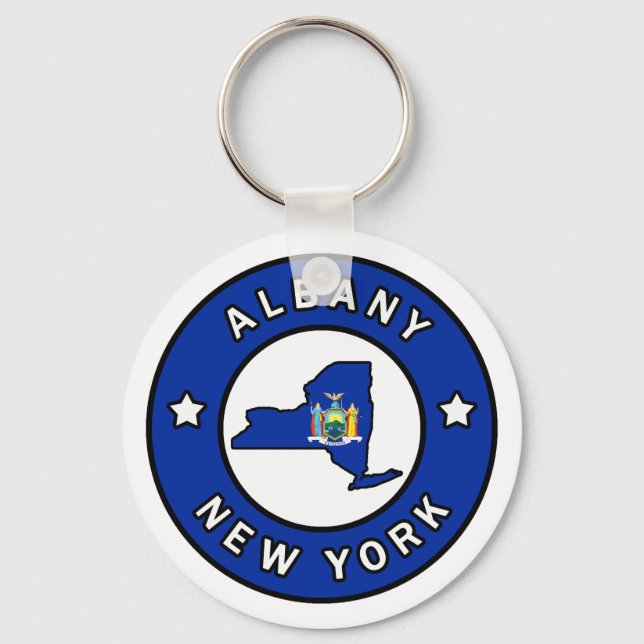 Albany New York Keychain (Front)