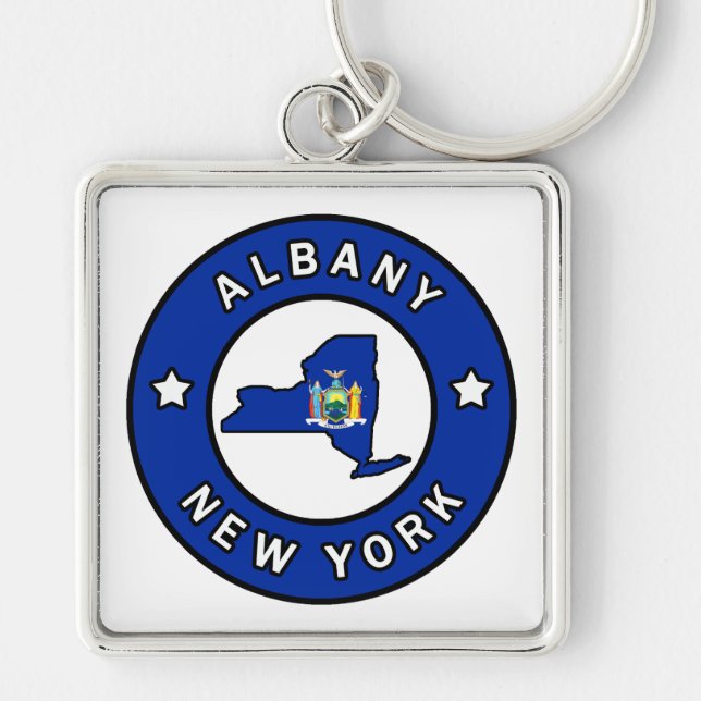 Albany New York Keychain (Front)