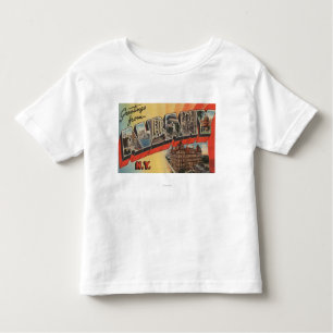Albany, New York - Large Letter Scenes 2 Toddler T-shirt