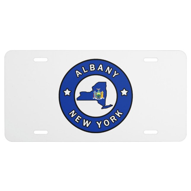 Albany New York License Plate (Front)