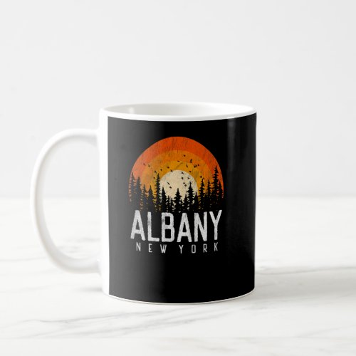 Albany New York NY  Retro Vintage 70s 80s 90s  Coffee Mug