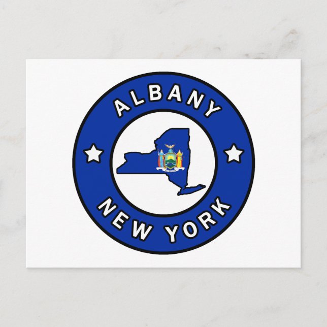 Albany New York Postcard (Front)