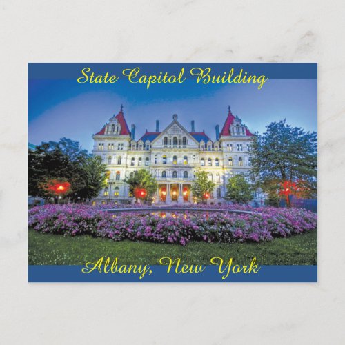 Albany NY Capitol Building Postcard