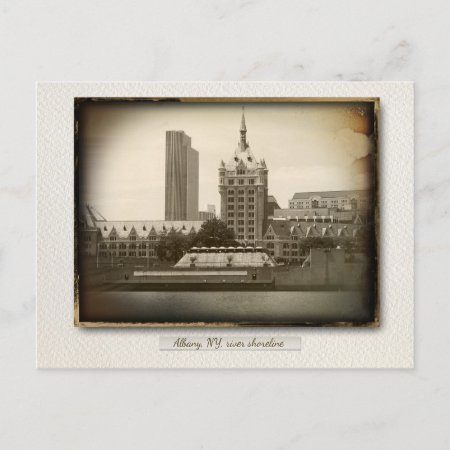 Albany, NY, Shoreline Special Effect Daguerreotype