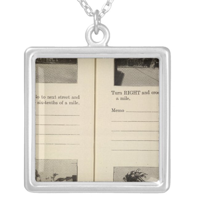 Albany, NY Silver Plated Necklace (Front)