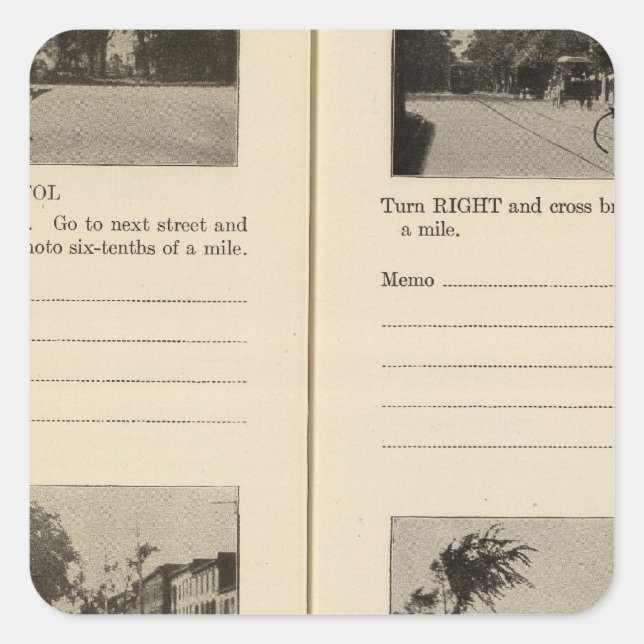 Albany, NY Square Sticker (Front)