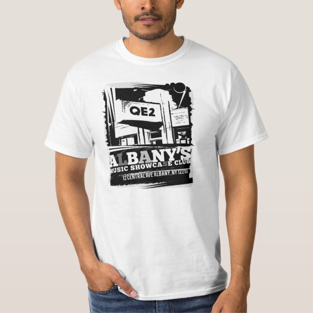 Albany QE2 Vintage Retro T-Shirt (Front)